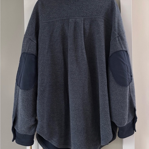 Free People Deep Blue Ruby Shacket - Picture 6 of 8